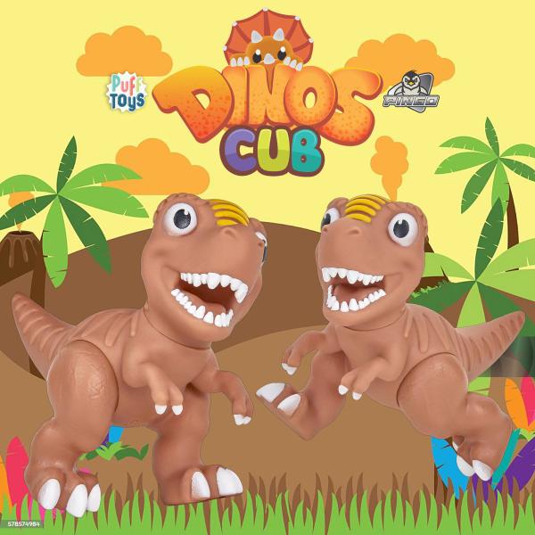 Imagem de Dinossauro tiranossauro rex boneco brinquedo articulado