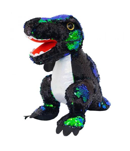 Imagem de Dinossauro Tiranossauro Rex Lantejoulas 38.5cm - Pelúcia