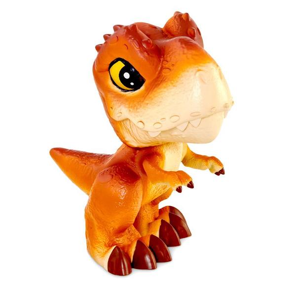 Imagem de Dinossauro Tiranossauro Rex Vinil Boneco Jurassic World Laranja