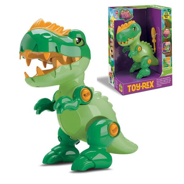 Imagem de Dinossauro Toy Rex Desmontável Brinquedo Educativo - Samba Toys