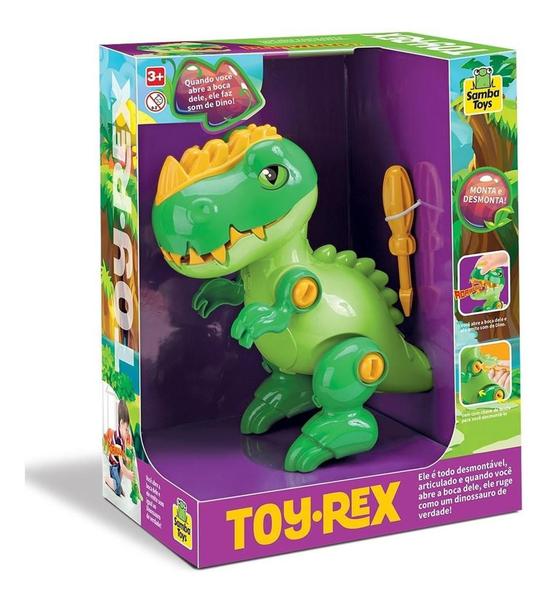 Imagem de Dinossauro Toy Rex - Monta E DesmoNta - C/ Som - Samba Toys