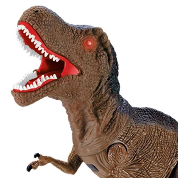 Imagem de Dinossauro Trex Controle Remoto Infravermelho Sons Luz Movimento