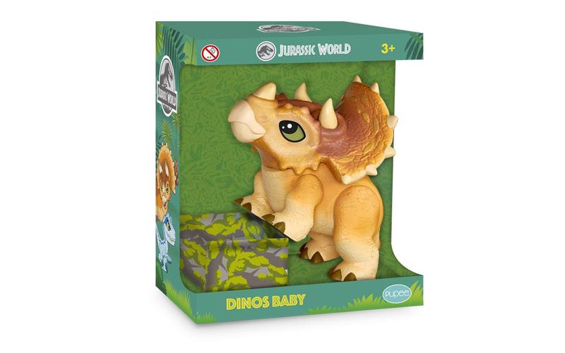 Imagem de Dinossauro Triceratops Dinos Baby - Jurassic World - Vinil