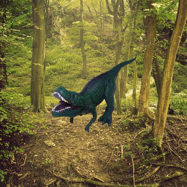 Imagem de Dinossauro Tyrannosaurus de Borracha Macia 46cm