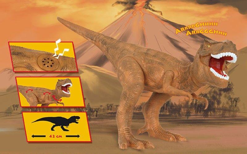 Imagem de Dinossauro Tyrannosaurus Rex 42Cm Dino World Som Cotiplá