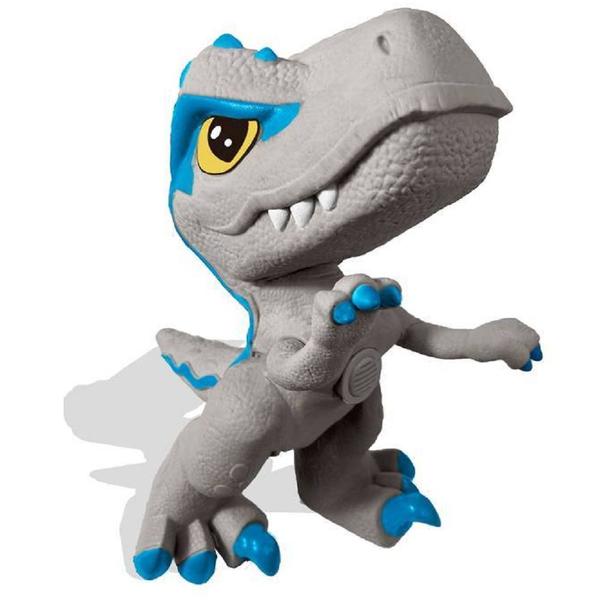 Imagem de Dinossauro Velociraptor Blue Articulador Faz Som e Rugido Dinos Baby Jurassic World Pupee