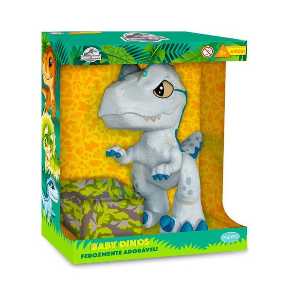 Imagem de Dinossauro Velociraptor Blue Cinza Vinil Boneco Jurassic World Pupee