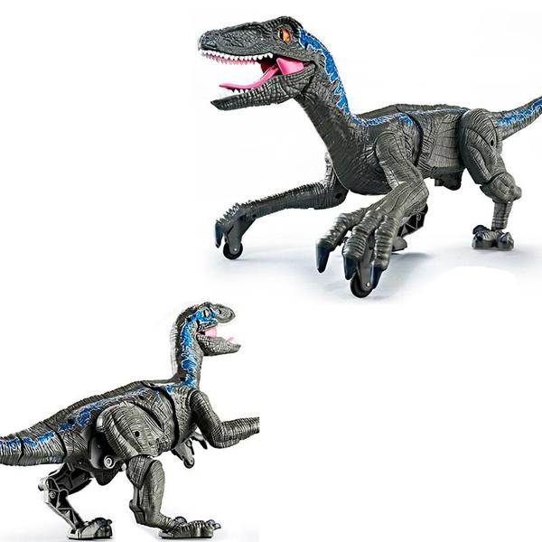 Imagem de Dinossauro Velociraptor Recarregavel Controle Remoto Luz Som