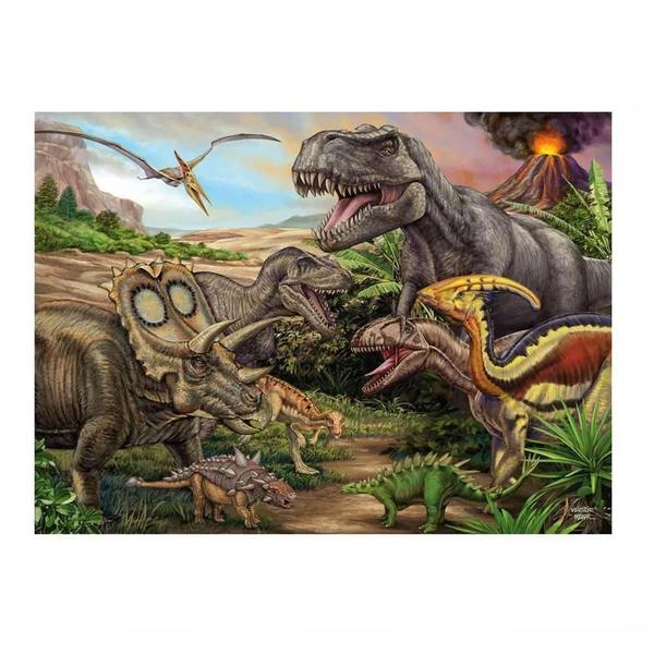 Imagem de Dinossauros 100 Peças Quebra Cabeça Puzzle - Grow 02660