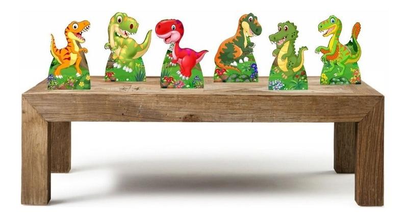 Imagem de Dinossauros Baby Kit 6 Enfeites Decoração Festa Infantil