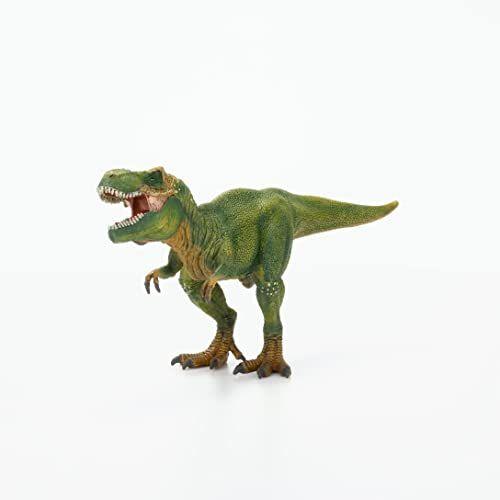 Imagem de Dinossauros Schleich, Brinquedos de Dinossauro, Brinquedos de Dinossauro para Meninos e Meninas de 4 a 12 anos, Tiranossauro Rex, Verde, 11,2" x 5,6" x 3,8"