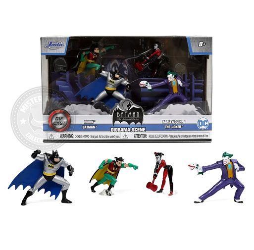 Imagem de Diorama com 4 Figuras D.C Batman Animated  Jada Metals