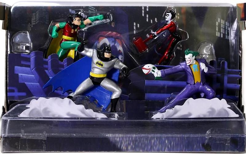 Imagem de Diorama com 4 Figuras D.C Batman Animated  Jada Metals