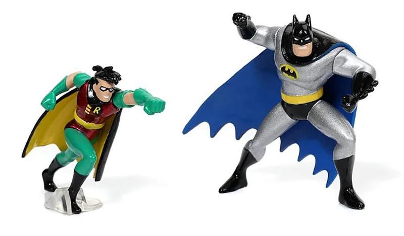 Imagem de Diorama com 4 Figuras D.C Batman Animated  Jada Metals