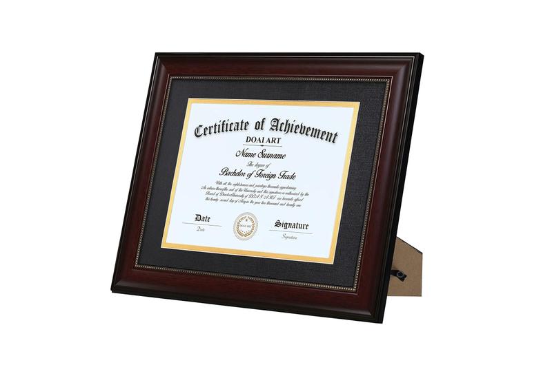 Imagem de Diploma Frame DOAI ART Classic Mahogany 21x29,7 cm Conjunto de 2