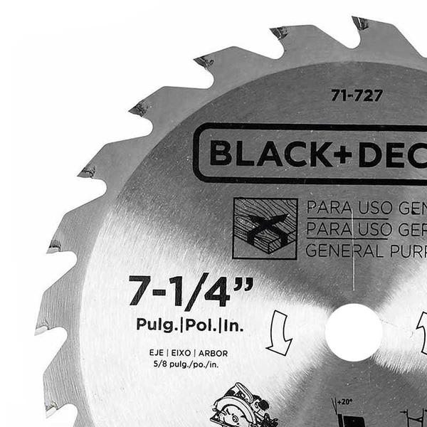 Imagem de Disco 7 1/4 Pol De Wídea 24 Dentes Black Decker 71-727