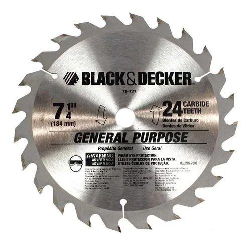 Imagem de Disco 7 1/4 Pol De Wídea 24 Dentes Black Decker 71-727