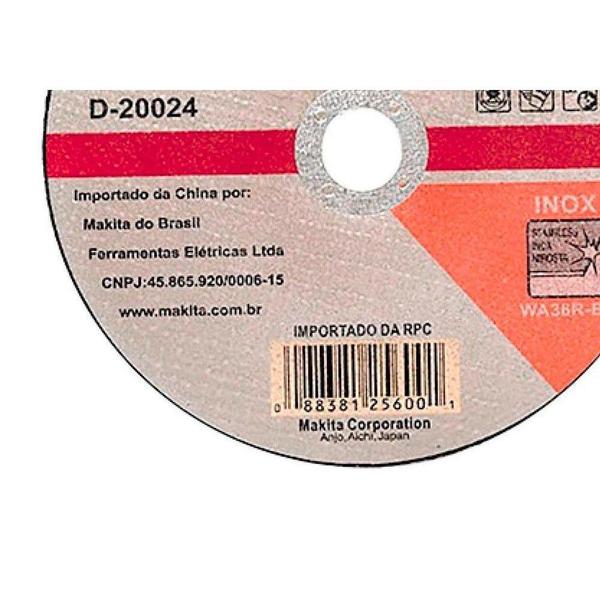 Imagem de Disco Aco Inox Makita 7''X5/64''X7/8'' - D-20024 - Fino 2,0Mm