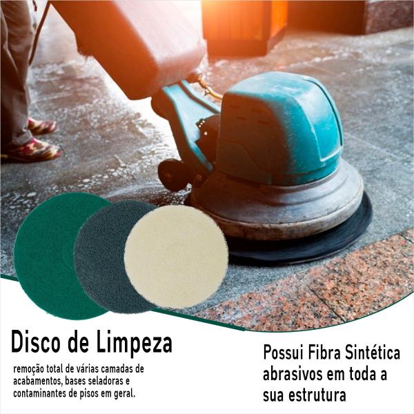 Imagem de Disco Branco Limpador 350mm Para Polimento De Pisos Scotch-Brite