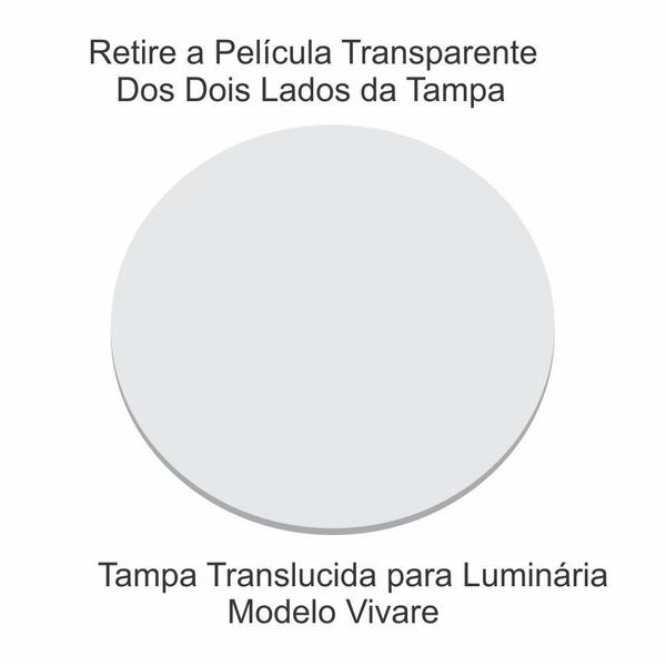 Imagem de Disco Circular 70cm Branco P/ Lustre Tampa Luminaria 2mm x70cm Td-6004