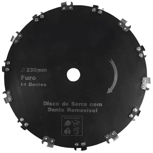 Imagem de Disco Com Dentes Removíveis Tornado 3/4 14d Para Roçadeira