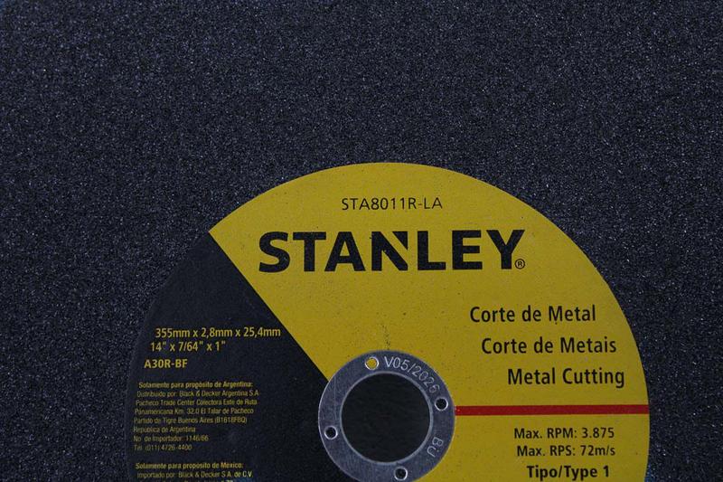 Imagem de Disco Corte 14 2,8mm 1 Stanley STA8011R-LA