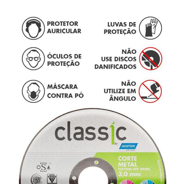 Imagem de Disco Corte 4 1/2x3mmx7/8  - Norton