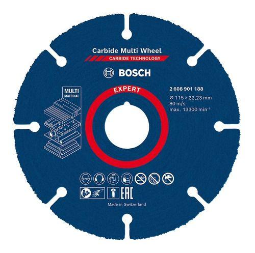 Imagem de Disco Corte Bosch Expert Carbide Multi Wheel 115 Mm 22,2 Mm