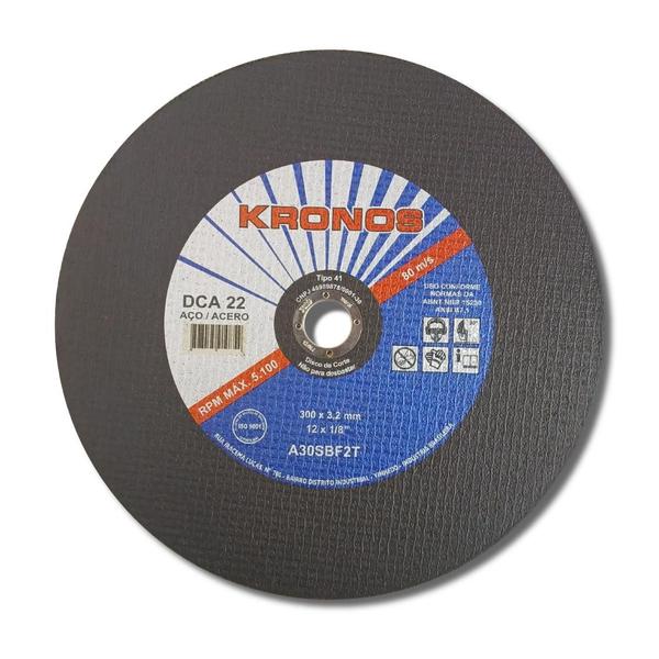 Imagem de Disco Corte Ferro Kronos DCA22 12 x 1 Pol 300x3,2x25,4mm