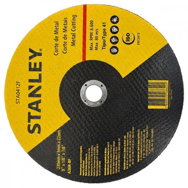 Imagem de Disco Corte Ferro Stanley 9"X1/8"X7/8"