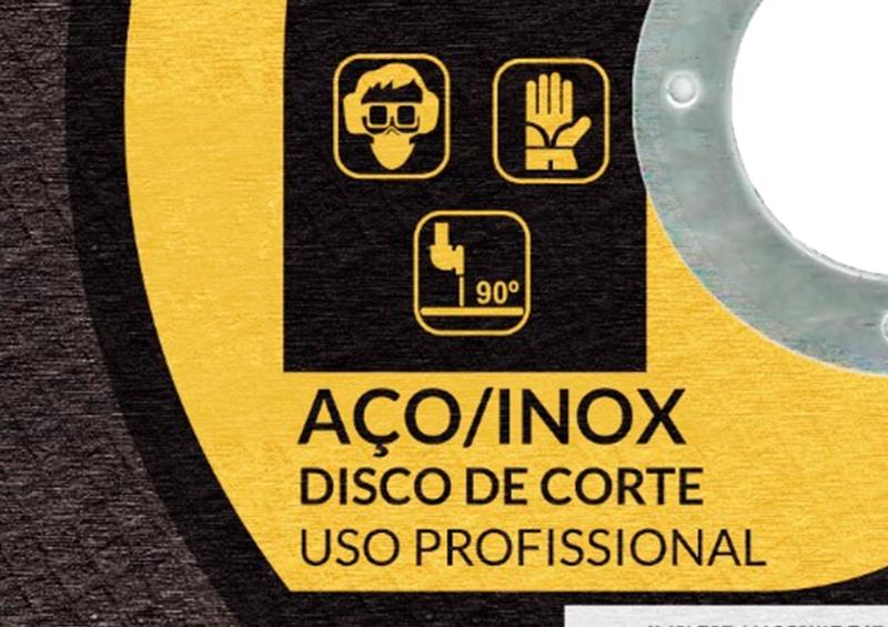 Imagem de Disco Corte Fino Inox 4.1/2 X 1,0 Esmerilhadeira Para Metal