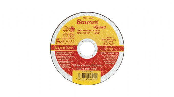 Imagem de Disco Corte Inox Starrett 178mmx1.6mmx22.2mm Dac180-24