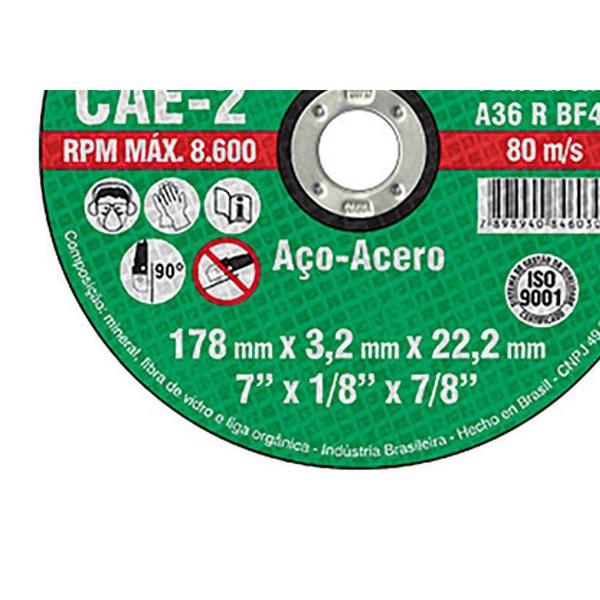 Imagem de Disco Corte Itambe Ferro 10X 5/8 Cae-2T