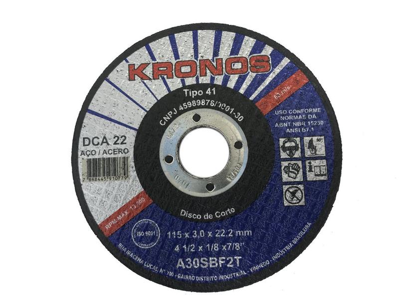 Imagem de Disco corte-kronos-serralheiro 4.1/2"x1/8"x7/8"