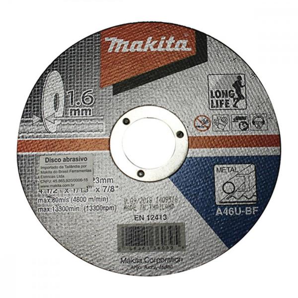 Imagem de Disco Corte Makita 4.1/2X1.16X7/8 14102 ./ Kit Com 10 Unidades