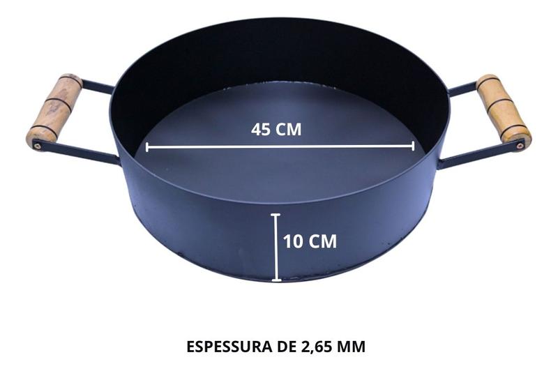 Imagem de Disco De Arado 45 Cm Borda Alta 10 Cm