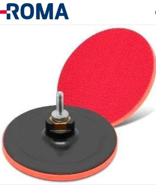 Imagem de DISCO DE BORRACHA CO tiras autocolantes 7" PARA LIXADEIRA - ROMA