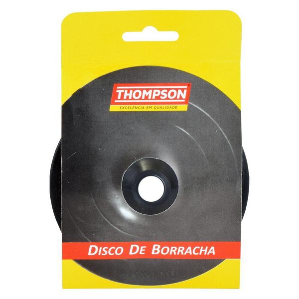 Imagem de Disco de Borracha para Esmerilhadeira 4.1/2'' Preto Thompson