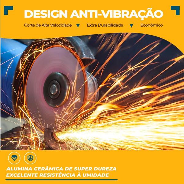 Imagem de Disco De Corte 12 Polegadas - Furo 5/8 Para Metal - 10 Pcs