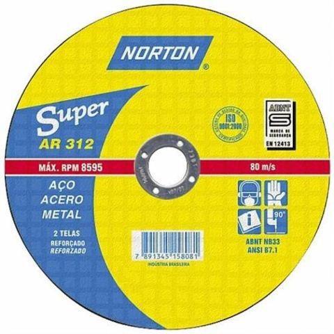 Imagem de Disco de Corte 14" x 1/8" x 1" AR312 - Norton