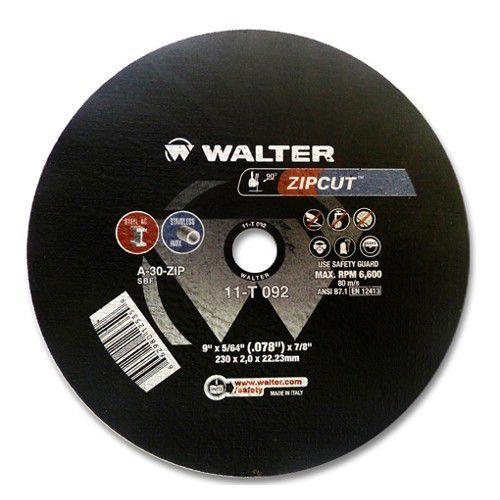 Imagem de Disco De Corte 9 x 5/64 x 7/8 Zipcut 11T092 Walter