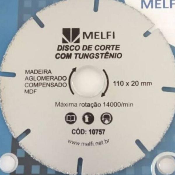 Imagem de Disco De Corte Com Tungstênio Para Madeira Aglomerado MDF