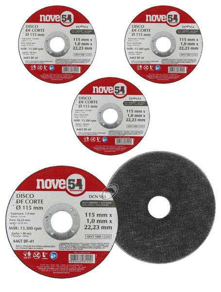 Imagem de Disco de Corte Dcn 954 115mm x 1,0mm - G46 - Nove54