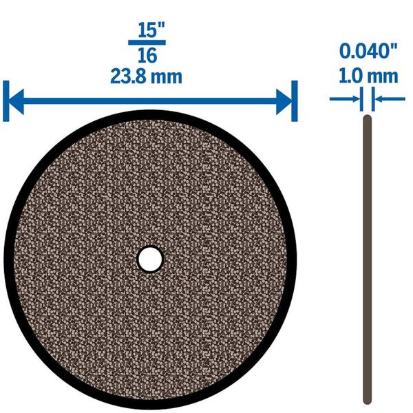 Imagem de Disco de Corte de 24 mm para Trabalhos Exigentes com 20 Unidades - 2615000420-000 - DREMEL