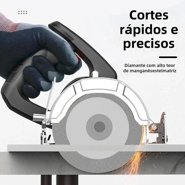 Imagem de Disco de Corte de Diamante 100mm - Para Vidro, Mármore, Cerâmica e Jade