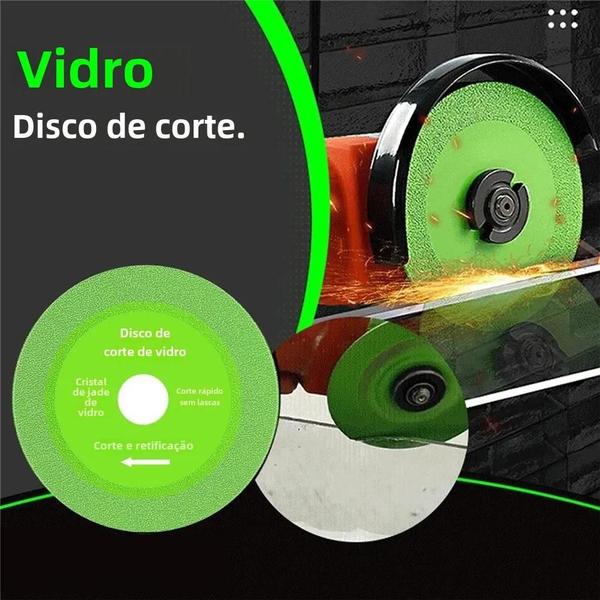 Imagem de Disco de Corte de Vidro Ultrafino 100x20mm para Garrafas de Vinho