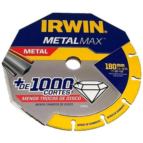 Imagem de Disco De Corte Diamantado 180mm 7 Pol. Metalmax 8846 - Irwin