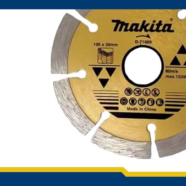 Imagem de Disco De Corte Diamantado Kit 5 Unidades Concreto Serra Circular Makita