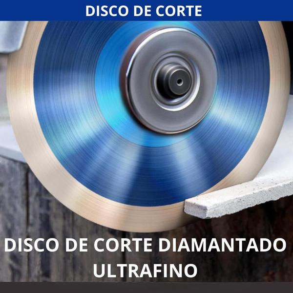 Imagem de Disco de corte diamantado liso p/porcelanato ultrafino Rayco