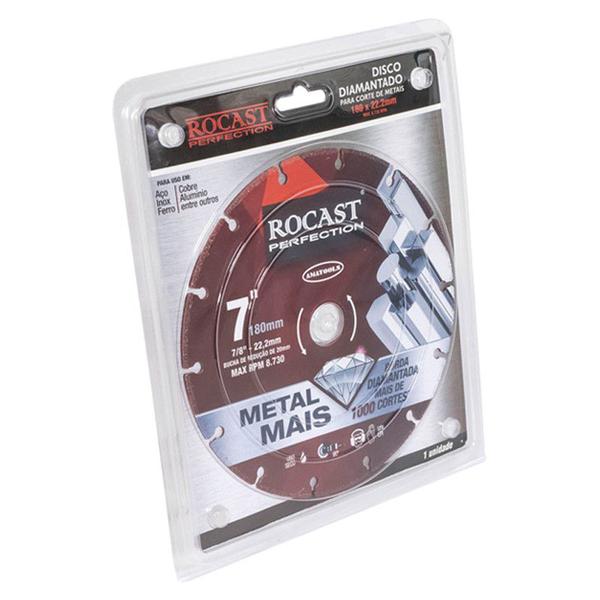 Imagem de Disco De Corte Diamantado Metal Mais - Metal Mais - Med. 7" - Ref. 412,0002 - ROCAST